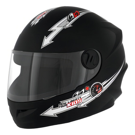 Capacete Infantil Pro Tork Liberty Four Kids Para Crianças Preto-fosco 54 Capacete Infantil Pro Tork Liberty Four Kids Para Crianças Preto-fosco 54