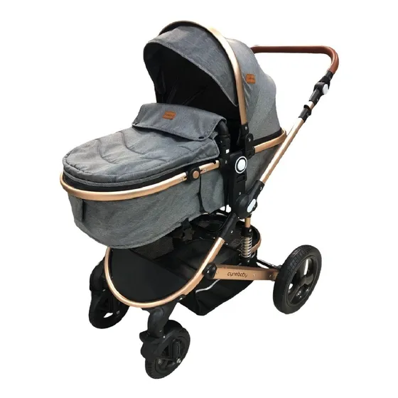 Coche Moisés Gesebaby+bandeja Frontal+pañalera Para Bebe