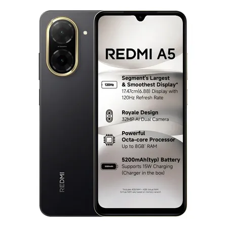 Xiaomi Redmi A5 Dual Sim 128gb Preto 4+4gb Ram Global Preto