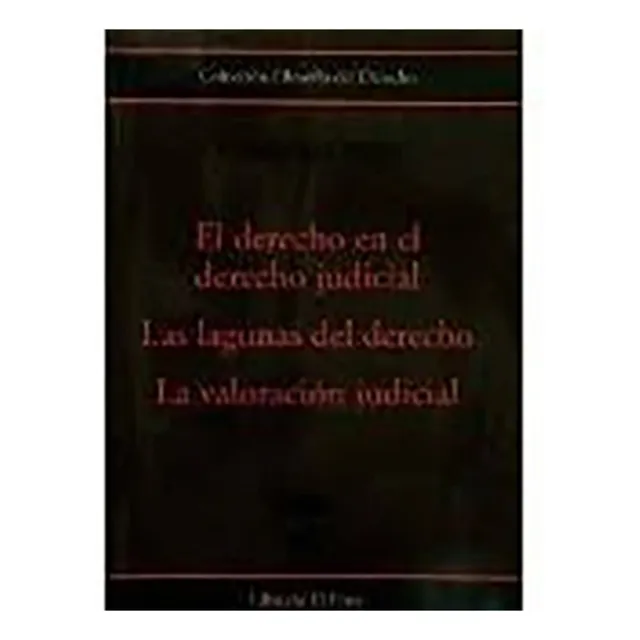 El Derecho En El Derecho Judicial. Las Lagunas Del Derecho. 
