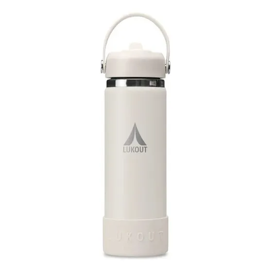 Botella Térmica Bombilla Ancha 591 Ml Crema