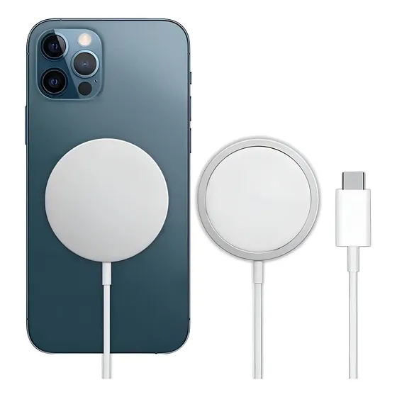 Cargador Inalámbrico MagSafe USB-C 20W Blanco para iPhone | Cuotas sin interés