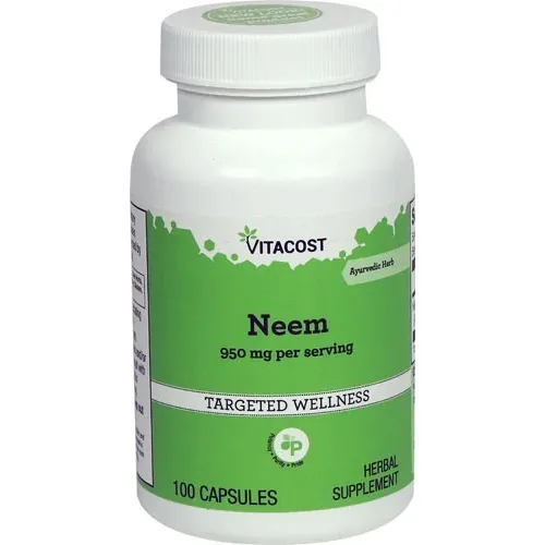Neem  950 Mg Por Porción  100 Caps Vitacost