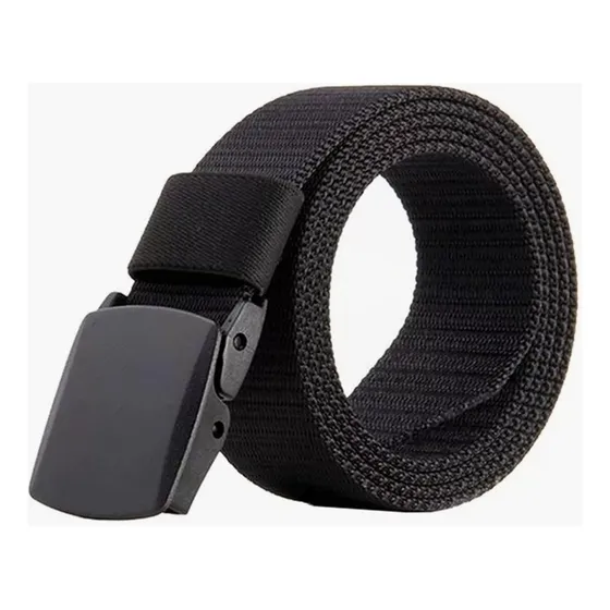Cinturones Tacticos Militar Negro Hebilla Plástico Ajustable Negro Único