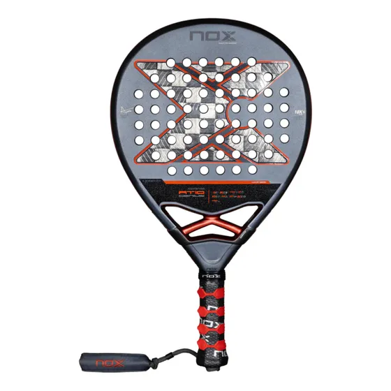 Raquete de padel Nox At10 Genius 18k Agustín Tapia cinza escuro
