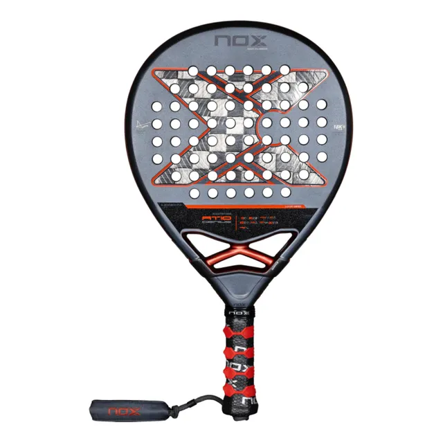 Pala De Pádel Nox At10 Genius 18k Agustín Tapia Color Gris Oscuro