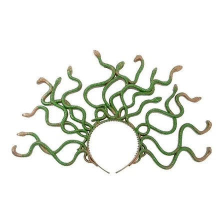 Vincha Medusa Serpientes Plastic Cotillon Halloween Disfraz Vincha Medusa Serpientes Plastic Cotillon Halloween Disfraz