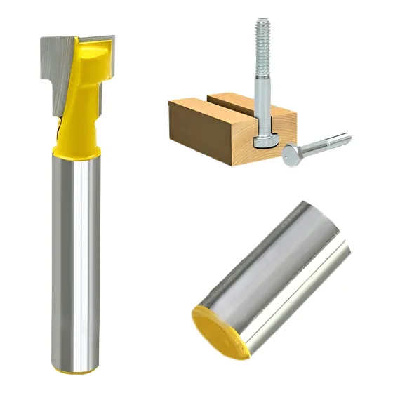 Fresa T Slot Paneles Ranurados Madera Mdf Router Tupi 1/4''