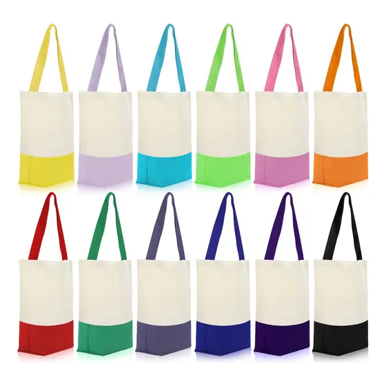 Bolsa Lona Compra Reutilizabl Asa Larga Para Mujer Hombr