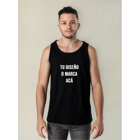 Musculosa Personalizada Foto Estampada Logo Empresas