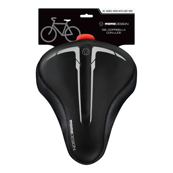 Momo Design Cubre Asiento De Gel Con Luz Para Bicicletas