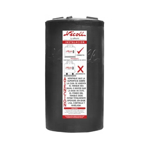 Tanque Para Agua Nicoll Bicapa 200 Litros Salida Lateral