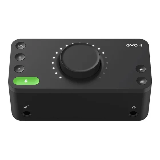 Interfaz de audio Audient Evo 4 Preto