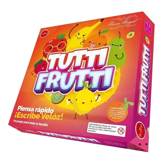 Juego Trivia Tutti Frutti Royal Piensa Rápido Febo