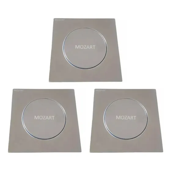 Set X3 Rejilla Tapa Click Clack Acero 20x20 Anti Insectos