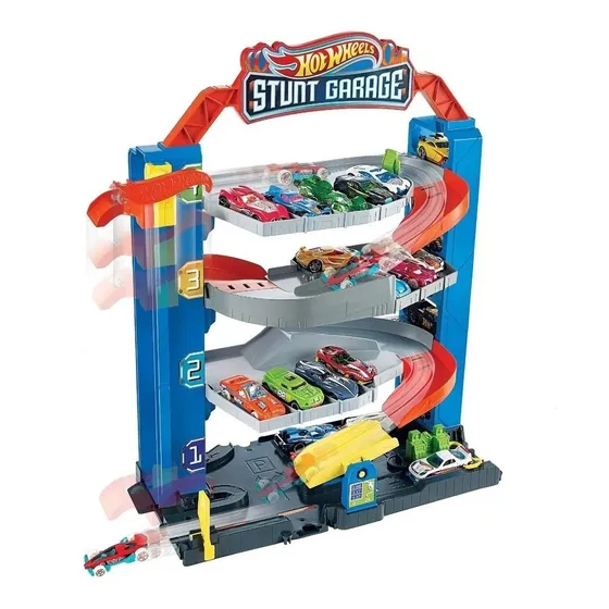 Hot Wheels Garage Stunt Mattel Gnl70 Garaje Extremo