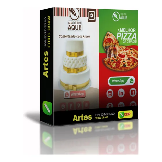 200 Vetores De Cartões E Convites 100% Editáveis