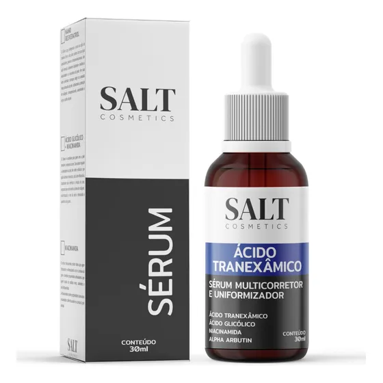 Sérum Multicorretor 6% Ácido Tranexâmico 10% Ácido Glicólico 5% Niacinamida 2% Alpha Arbutin Salt Cosmetics
