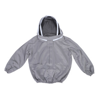 Traje De Apicultura Unisex Con Doble Cremallera Gris Traje De Apicultura Unisex Con Doble Cremallera Gris