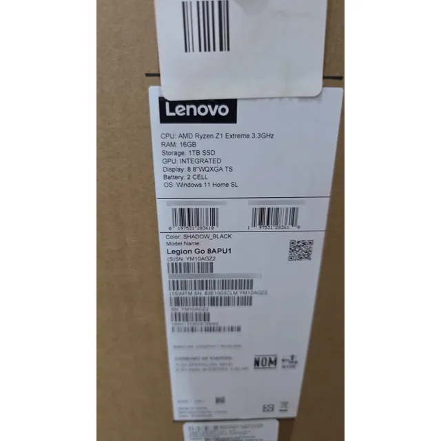 Consola Lenovo Legion Go 1tb Color Negro