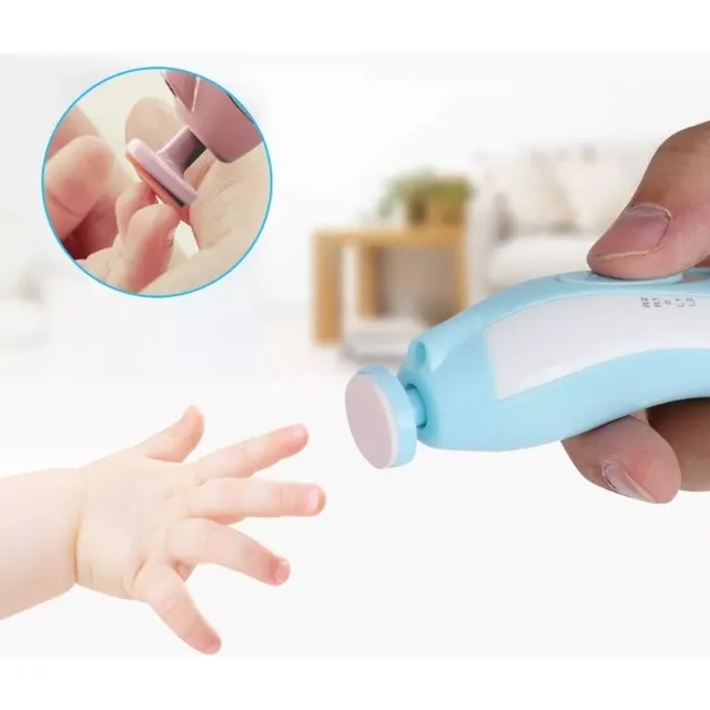 Lima Uñas Bebe Pulidor Torno Eléctrico Trimmer