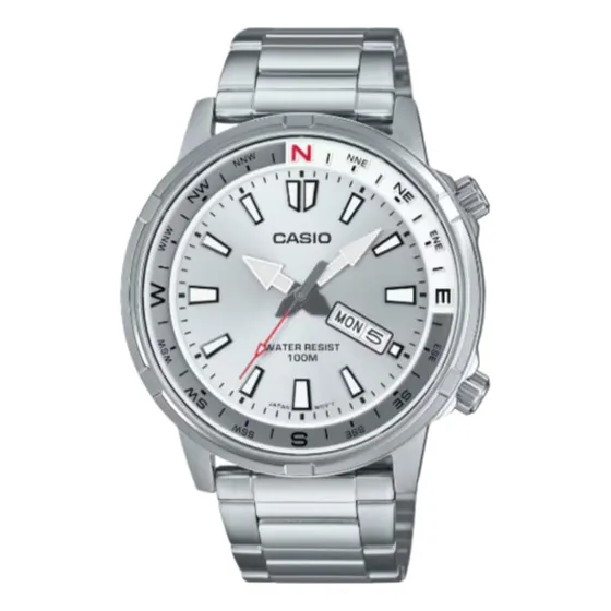 Reloj Casio Hombre Mtd-130d-7avdf / Analógico Fecha Wr100m