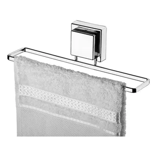 Porta Toalha Rosto Banheiro Lavabo Ventosa Cromado 25 Cm Porta Toalha Rosto Banheiro Lavabo Ventosa Cromado 25 Cm