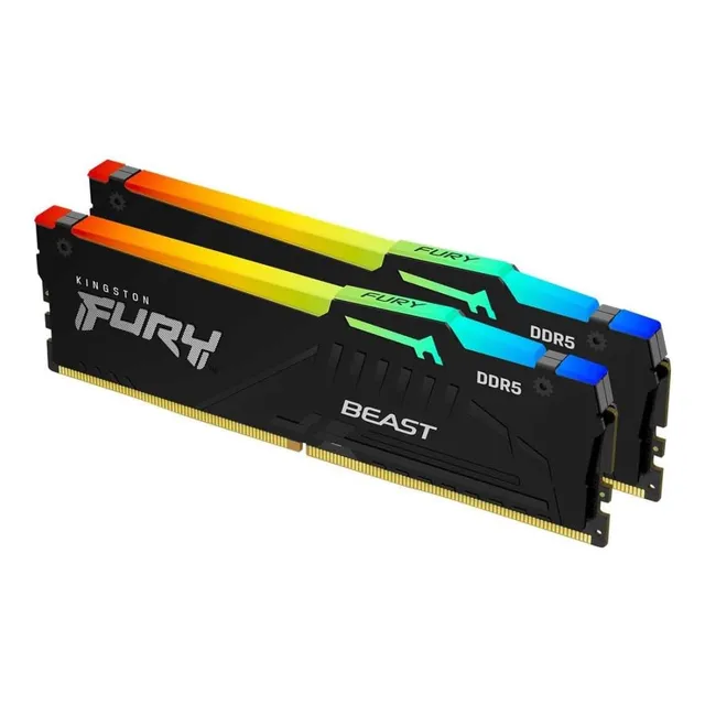 Kingston Fury Beast 16 Gb (2 X 8 Gb) 6000 Mt/s Ddr5 Cl36 Rgb