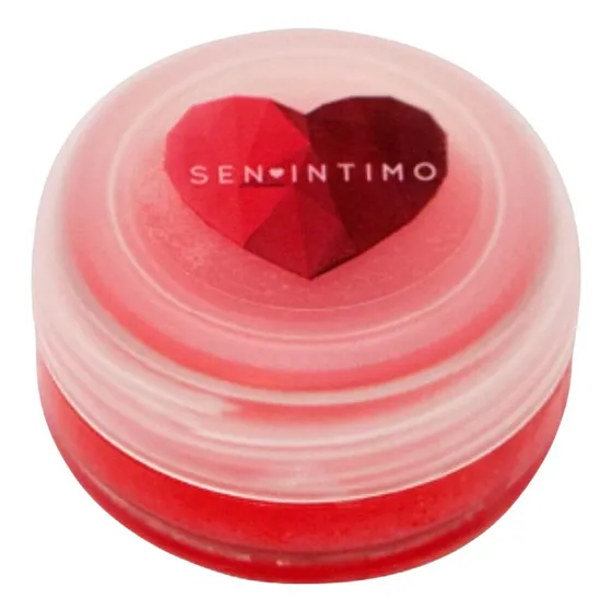 Brillo Labial Con Feromonas Acabado Glitter Color Rojo