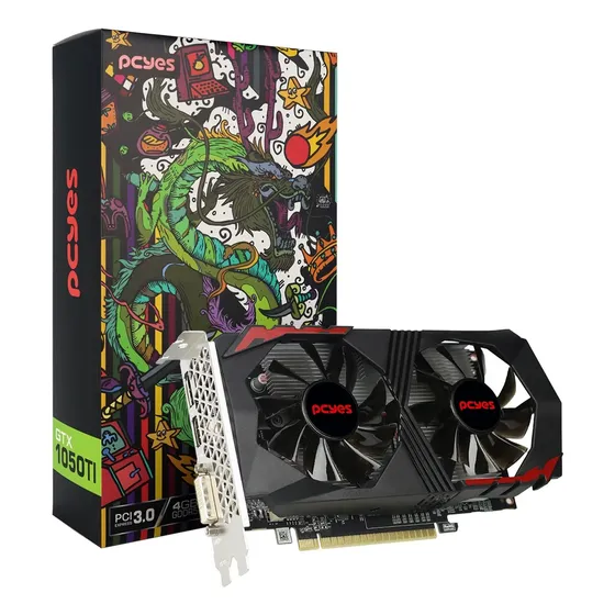 Placa de vídeo Pcyes Nvidia Geforce Gtx 1050 Ti 4Gb Gddr5 128 Bit