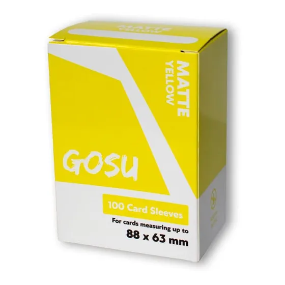Funda Matte Gosu Standard Mtg - Yellow