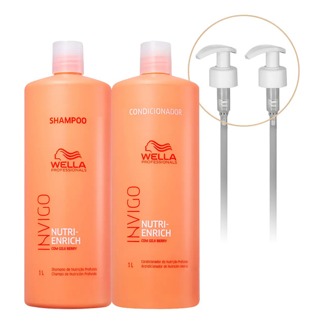 Kit Wella Invigo Nutri Enrich Sh, Cond E Válvulas
