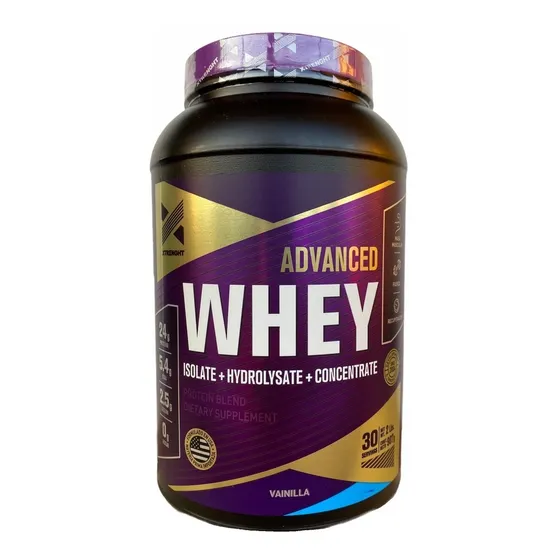 Advanced Whey Protein 2 Lb Xtrenght Proteina Aislada Concentrada Hidrolizada