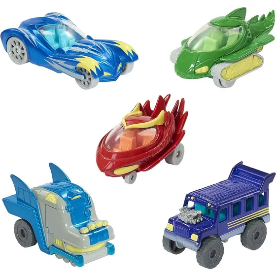 Pj Masks Héroes En Pijamas Carro Metal Catboy Gekko Owlette 