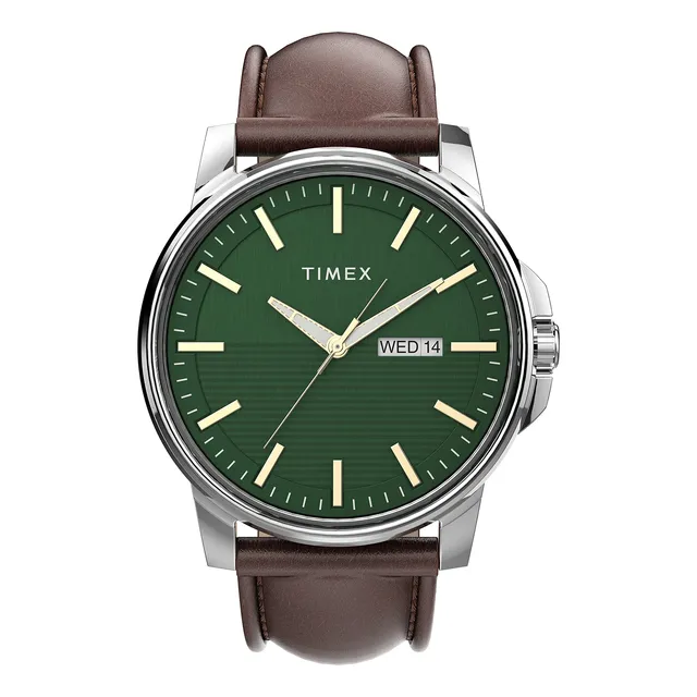 Relojde Timex Hombres 45mm - Correa Marrón 2m72p