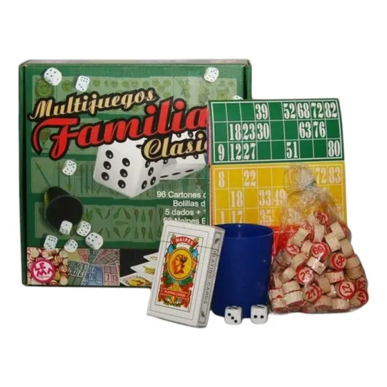 Juegos De Mesa Multijuegos Familiar Clasicos 3 Juegos En 1