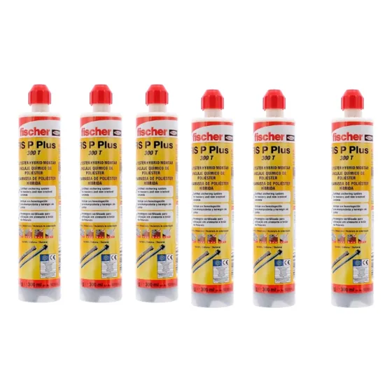 Anclaje Quimico Fischer Fis P Plus 300 T Caja Con 6 Piezas