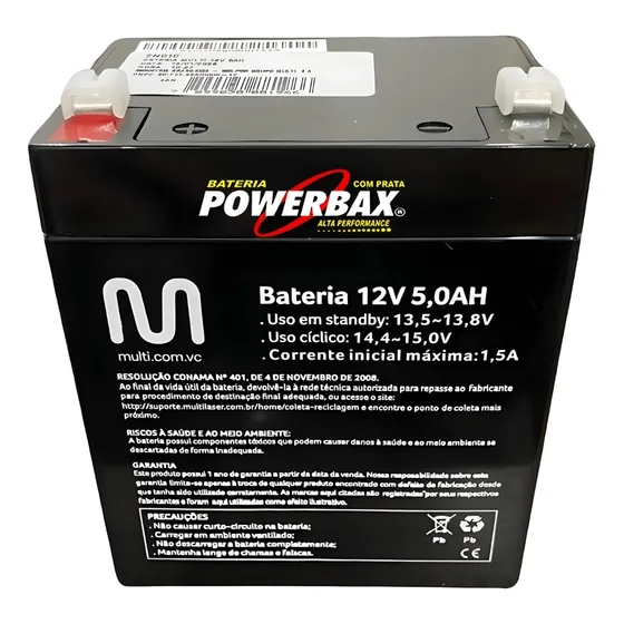 Bateria 12v Caixa De Som Amplificada Mondial Cm 500 550 Cm14