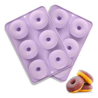 2 Moldes De Silicon Antiadherente Horneables Forma De Donas 2 Moldes De Silicon Antiadherente Horneables Forma De Donas
