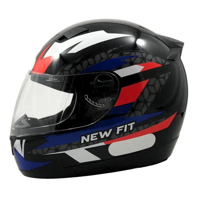 Capacete Moto Ebf New Fit Control Fechado Com Narigueira