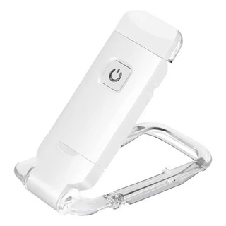 Luz De Libro Recargable Por Usb Con Bloqueo De Luz Azul Blanco Blanco Luz De Libro Recargable Por Usb Con Bloqueo De Luz Azul Blanco Blanco