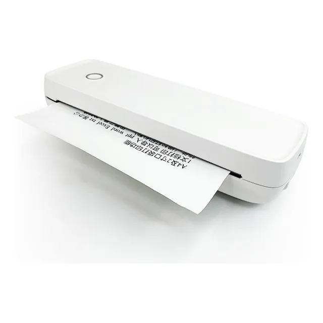 Impresora Térmica Portátil A4  Directa Bluetooth Usb