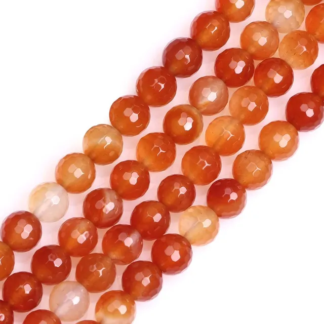 Gem Inside Cuenta Suelta Piedra Cornalina Roja Naranja