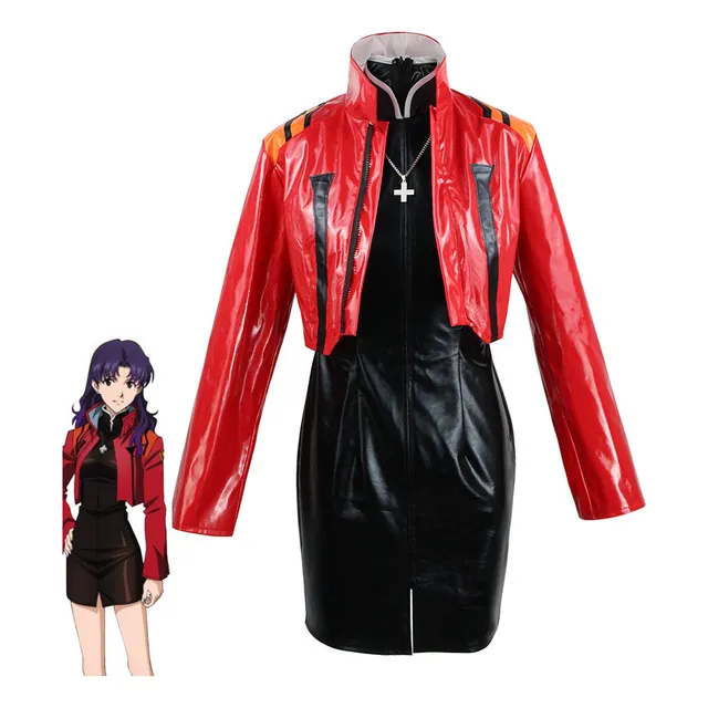 Eva Misato Katsuragi Nueva Era Uniforme Cosplay