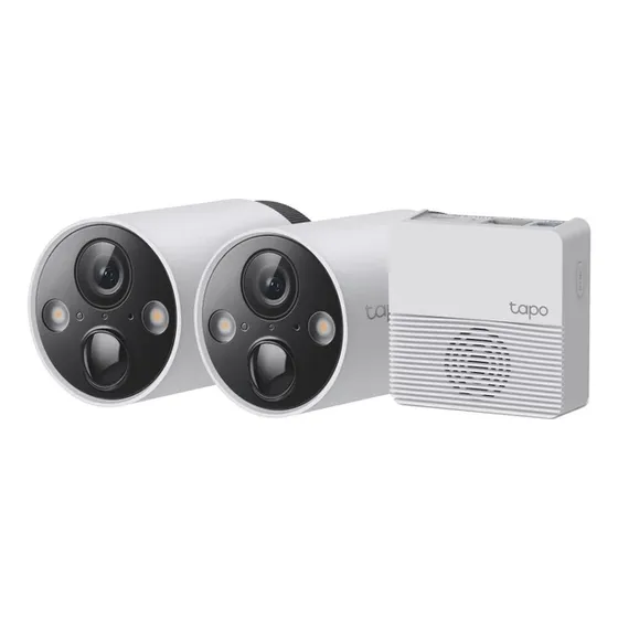 Kit 2 Cámara Seguridad Exterior Tp-link Tapo C400s2 Bateria