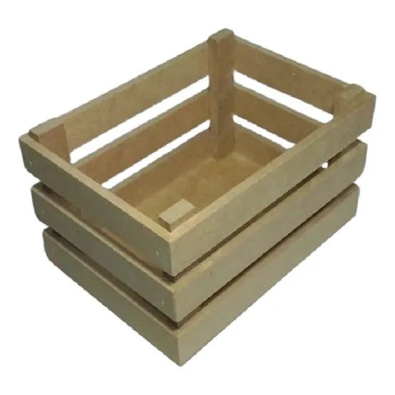 Cajón Souvenir Verdura Fibrofácil Chico 13x18x10cm Pack X15