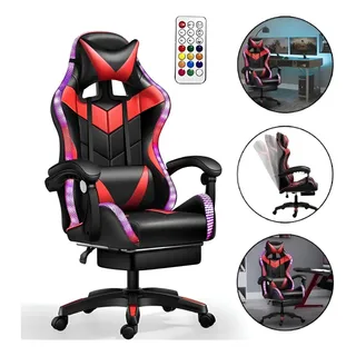 Cadeira Gamer Multicores Led Rgb Com Iluminação Para Jogos Cadeira Gamer Multicores Led Rgb Com Iluminação Para Jogos