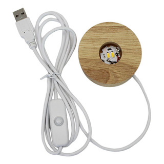 Navidad Lámpara De Con Base De Madera Led Con Puerto Usb Y Navidad Lámpara De Con Base De Madera Led Con Puerto Usb Y