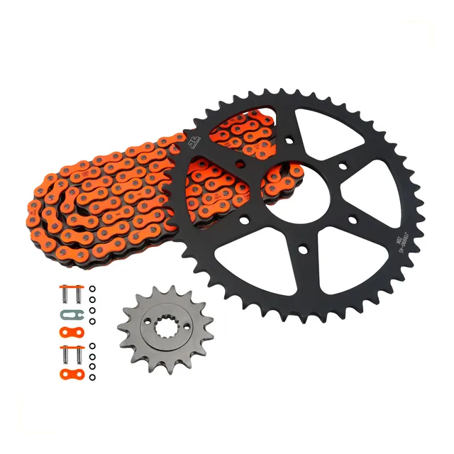 Kit Transmision Para Ktm 390 Adventure 45/15 Cadena C/ Oring