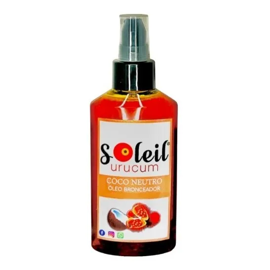 Óleo De Coco Neutro Con Urucum (150 Ml)